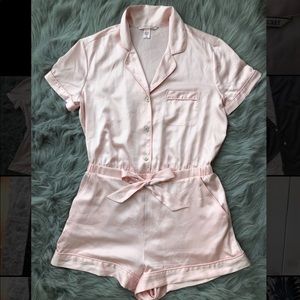 Satin One Piece Pajamas